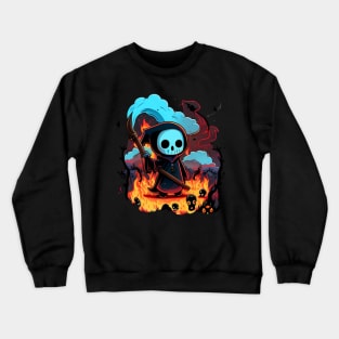 Death cartoon style Crewneck Sweatshirt